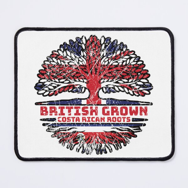 Item preview, Costa Rican Costa Rica Uk United Kingdom British Tree Roots Flag designed and sold by FlagX.