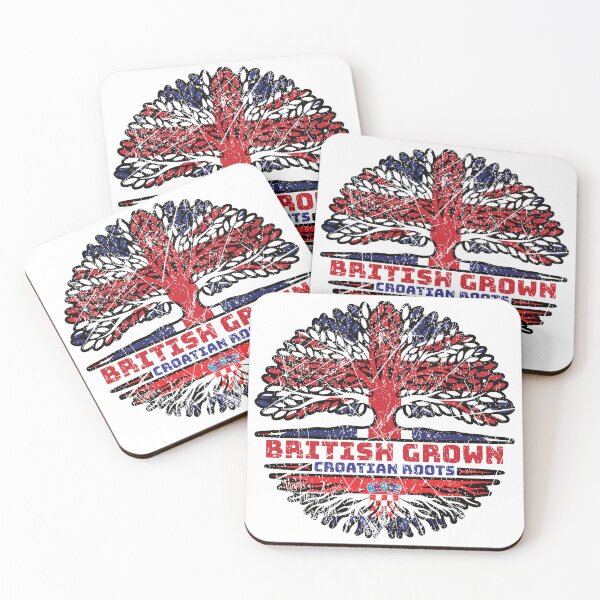 Item preview, Croatian Croatia Uk United Kingdom British Tree Roots Flag designed and sold by FlagX.