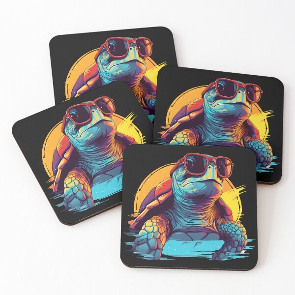 Item preview, Summer Cartoon Funny Cool Gangsta Turtle With Sunglasses designed and sold by Leonardo Palumbo.