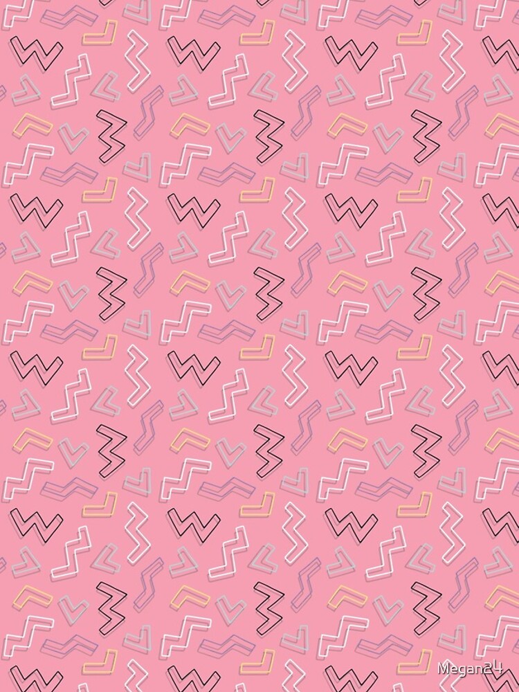 Thumbnail 5 of 5, iPhone Case, Pink Geometric Pattern designed and sold by Megan24.