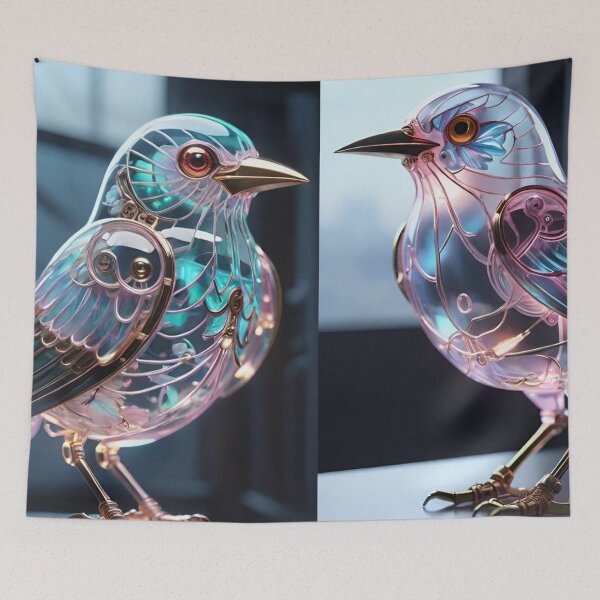 Item preview, A Pair of Stylized, Mechanical Birds designed and sold by masabo.
