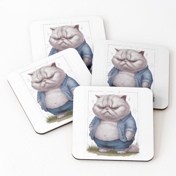 Item preview, First World Feline Problems: A Fashionably Sad Cat designed and sold by Colorful-Garden.