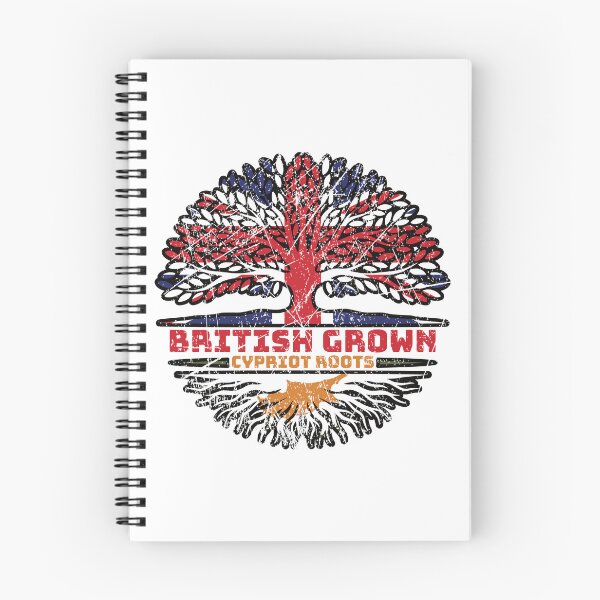 Item preview, Cyprus Cypriot Cypriote Uk United Kingdom British Tree Roots Flag designed and sold by FlagX.
