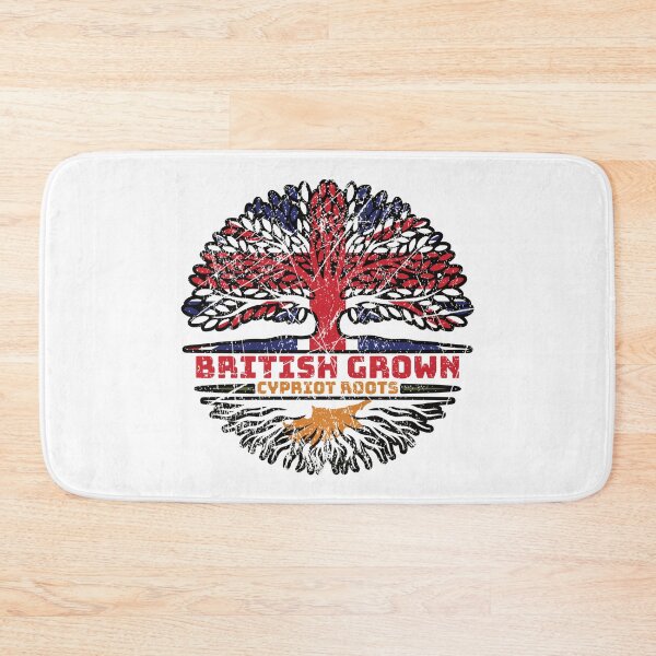 Item preview, Cyprus Cypriot Cypriote Uk United Kingdom British Tree Roots Flag designed and sold by FlagX.