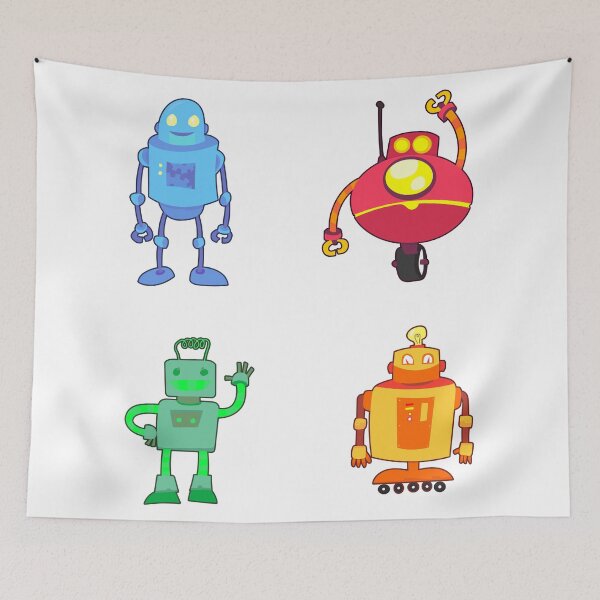 Item preview, Robot collection with different poses designed and sold by Faissal Thomass.