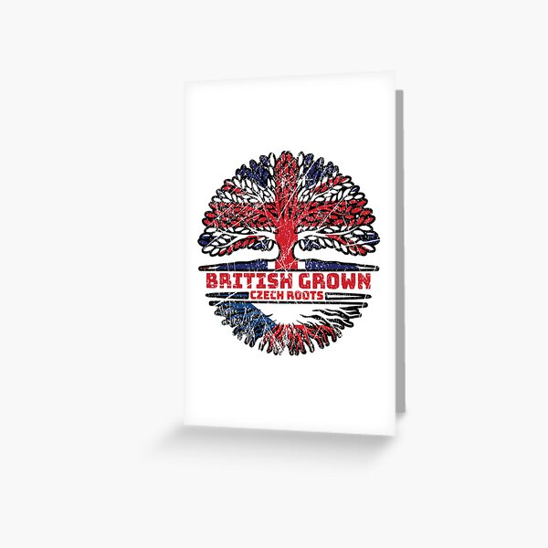 Item preview, Czech Republic Czech Uk United Kingdom British Tree Roots Flag designed and sold by FlagX.