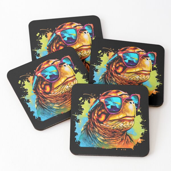 Item preview, Summer Vacation Funny Cool Gangsta Turtle With Shades designed and sold by Leonardo Palumbo.