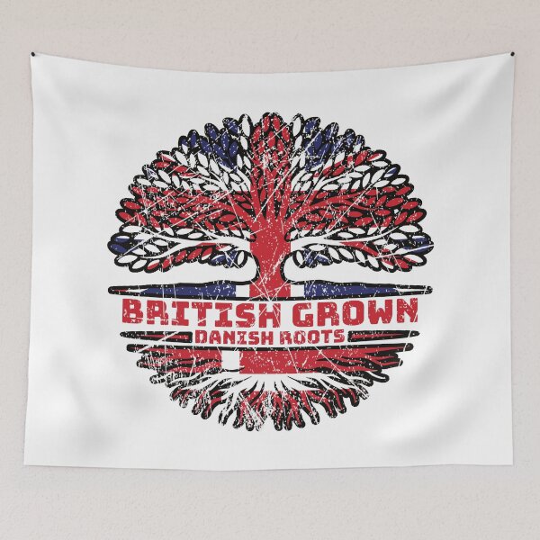 Item preview, Danish Denmark Uk United Kingdom British Tree Roots Flag designed and sold by FlagX.