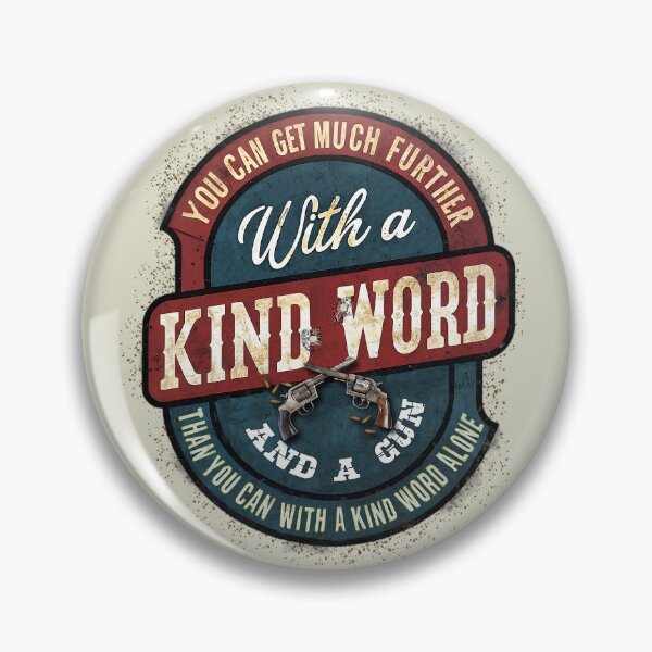 Item preview, Guns and Kind Words designed and sold by NickTaroDesign.