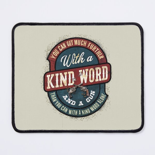 Item preview, Guns and Kind Words designed and sold by NickTaroDesign.