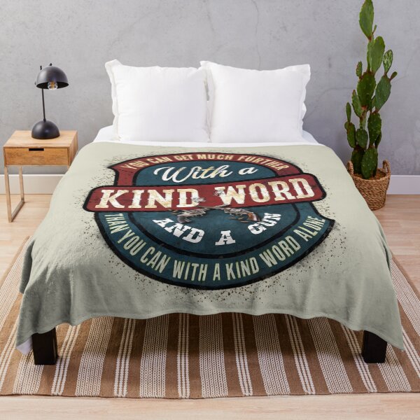 Item preview, Guns and Kind Words designed and sold by NickTaroDesign.