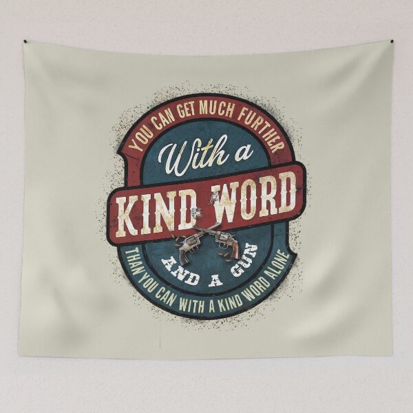 Item preview, Guns and Kind Words designed and sold by NickTaroDesign.