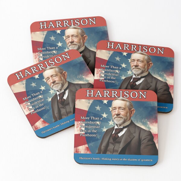 Item preview, Benjamin Harrison Electoral Poster designed and sold by Static-Panda.