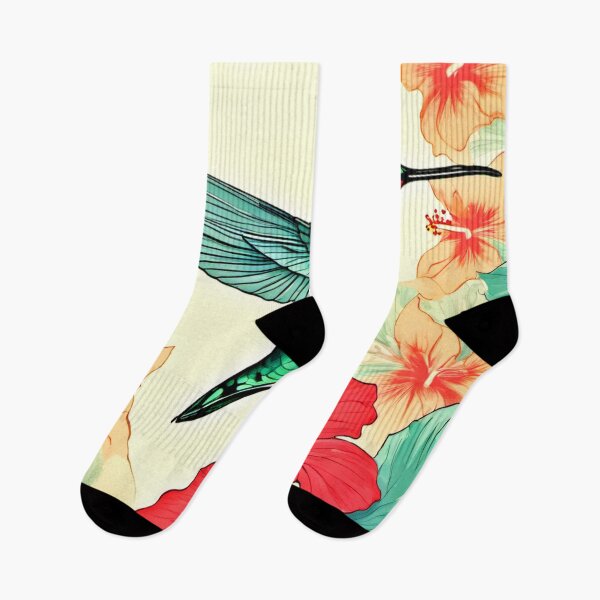 Item preview, Hummingbird & Hibiscus: Artful Duo designed and sold by Health And Fitness Posts e-Store.