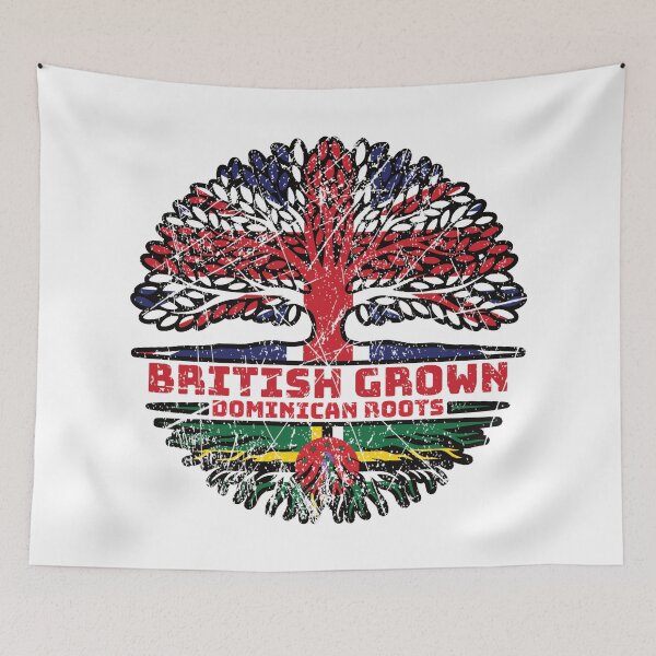 Item preview, Dominica Dominican Uk United Kingdom British Tree Roots Flag designed and sold by FlagX.