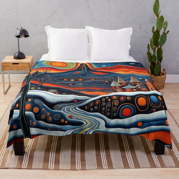 Item preview, Erupting volcano at night 1   designed and sold by George Hutton Hunter.