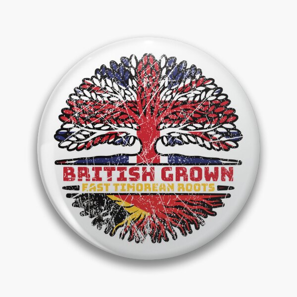 Item preview, East Timor East Timorean British UK Tree Roots Flag designed and sold by FlagX.