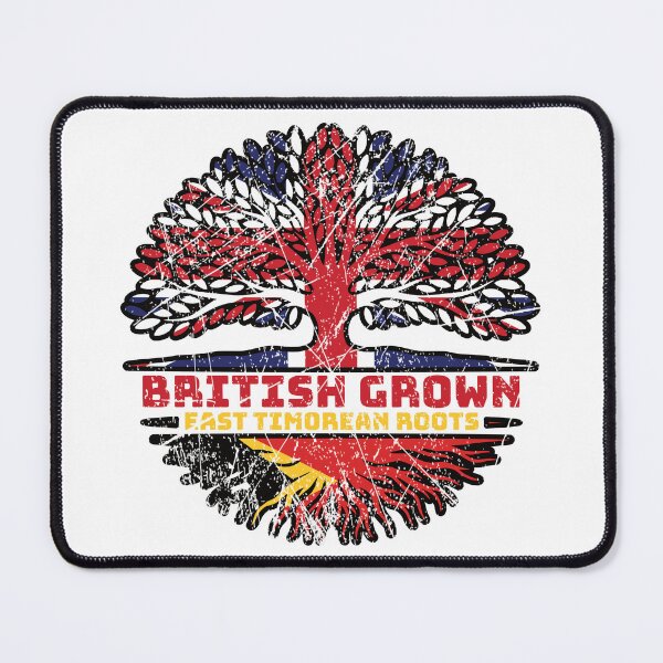 Item preview, East Timor East Timorean British UK Tree Roots Flag designed and sold by FlagX.