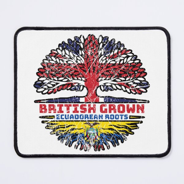 Item preview, Ecuador Ecuadorian Ecuadorean Ecuadoran Uk United Kingdom British Tree Roots Flag designed and sold by FlagX.