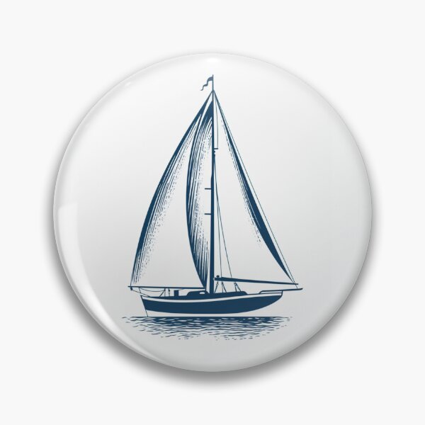 Item preview, Blue Sailboat designed and sold by ArtHarbour.