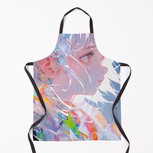 Aperçu de l'œuvre Fille d'anime d'avant-garde contemplative prismatique créée et vendue par bubblegoth.