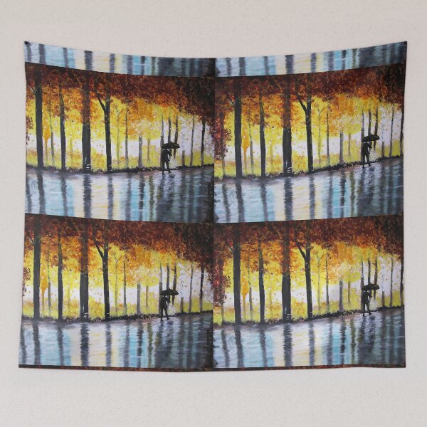 Item preview, A LONELY WALK IN THE RAIN  designed and sold by JoAnnHayden.