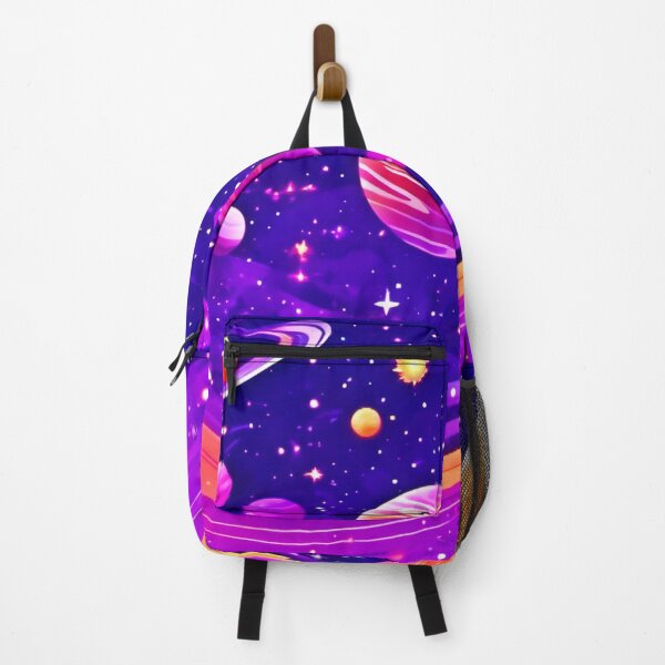 Item preview, Cartoon Cosmos: Orange & Purple Celestial designed and sold by Health And Fitness Posts e-Store.