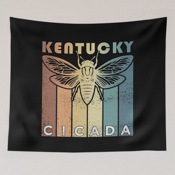 Item preview, Retro Kentucky 2024 Cicada Summer Swarm, Vintage  Cicada designed and sold by ArtByKatti.