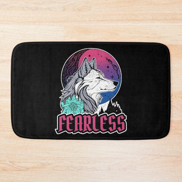 Item preview, Fearless Wolf Under The Moon in Bisexual Flag Colors LGBTQ Pride Month designed and sold by Savchuk-Vova.