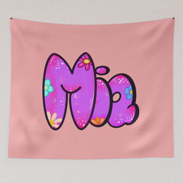 Item preview, Mia Girls and womens Personalized Custom name Mia designed and sold by Artonmytee.