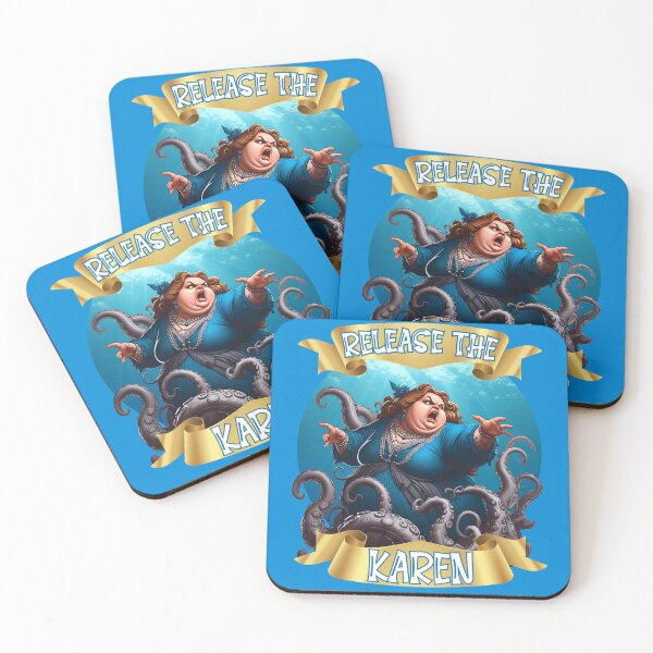 Item preview, Release the Karen Kraken Funny Cartoon Sea Monster designed and sold by André Botes.