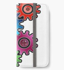 Zahnrad iPhone Flip-Case/Hülle/Skin