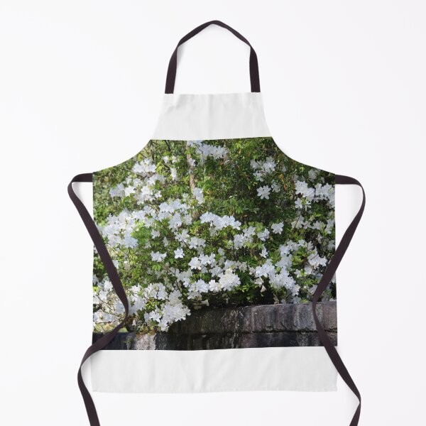 Item preview, White Azaleas Over Stone Wall designed and sold by Cynthia48.