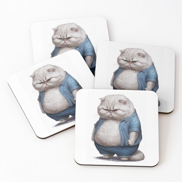 Item preview,  First World Feline Problems: A Fashionably Sad Cat designed and sold by Colorful-Garden.