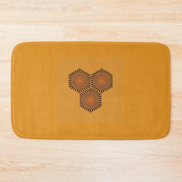 Item preview, Geometric pattern in orange - 3 hexagons and circles designed and sold by AnnabellaRh.