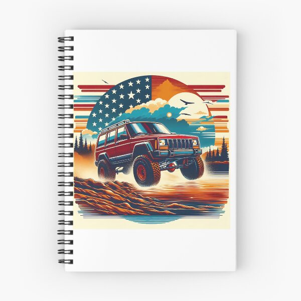 Item preview, Cherokee XJ 4x4 USA offroad Vehículo vintage de la vieja escuela - Vista panorámica designed and sold by Off-Road-Zone.