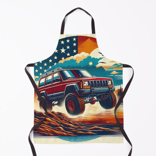 Item preview, Cherokee XJ 4x4 USA offroad Vintage old school vehicle  - Scenic view designed and sold by Off-Road-Zone.