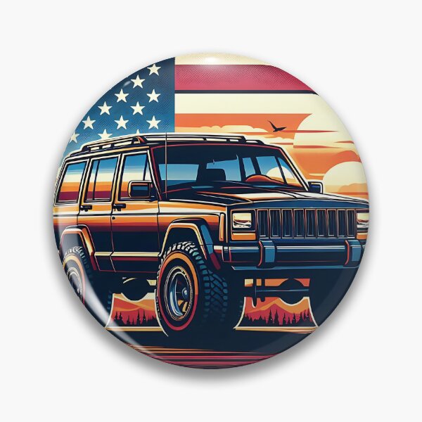 Item preview, Cherokee XJ 4x4 USA offroad Vintage old school vehicle  - Scenic view designed and sold by Off-Road-Zone.