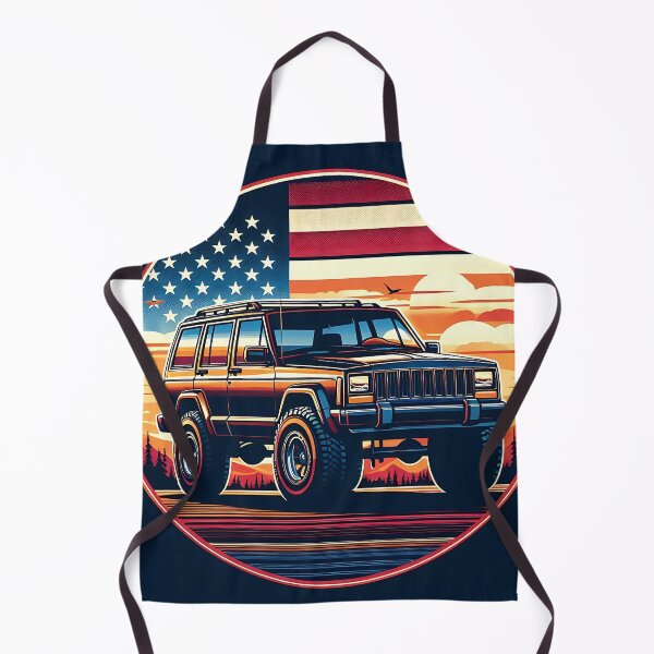 Item preview, Cherokee XJ 4x4 USA offroad Vintage old school vehicle  - Scenic view designed and sold by Off-Road-Zone.