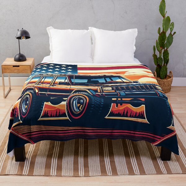 Item preview, Cherokee XJ 4x4 USA offroad Vintage old school vehicle  - Scenic view designed and sold by Off-Road-Zone.