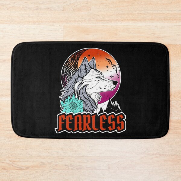 Item preview, Fearless Wolf Under The Moon in Lesbian Flag Colors LGBTQ Pride Month designed and sold by Savchuk-Vova.