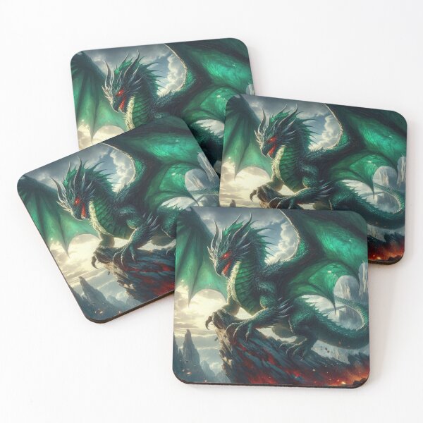 Item preview, emerald dragon designed and sold by adiel14.