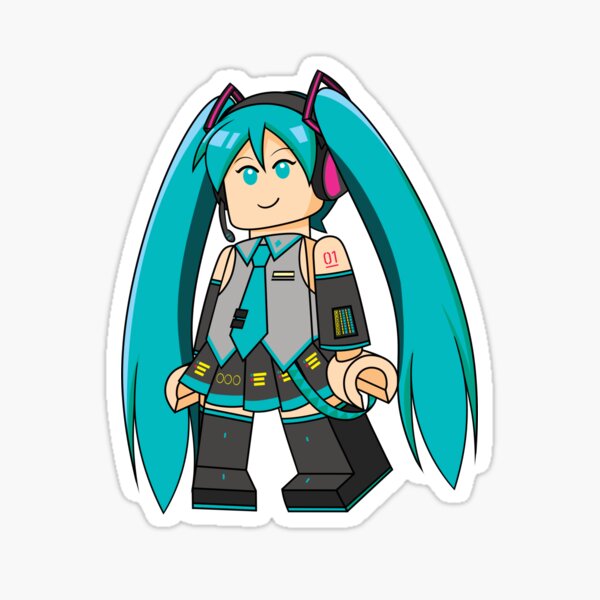 Brick Hatsune Miku Sticker