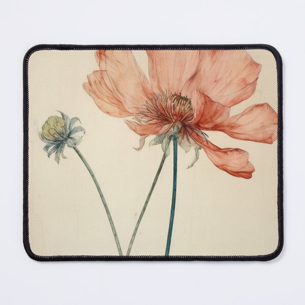 Item preview, Single Flower Watercolour Style designed and sold by whitecat23.