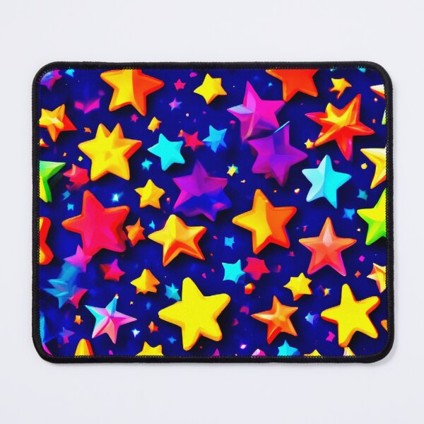 Item preview, Vibrant Stars: Colorful Cartoon Art Delight designed and sold by Health And Fitness Posts e-Store.