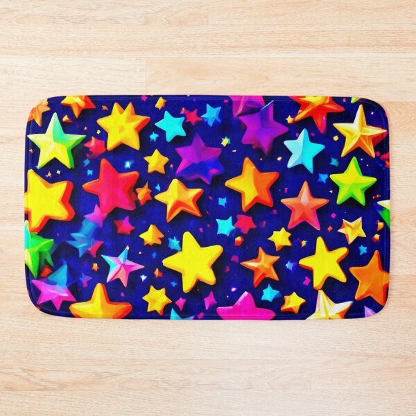 Item preview, Vibrant Stars: Colorful Cartoon Art Delight designed and sold by Health And Fitness Posts e-Store.