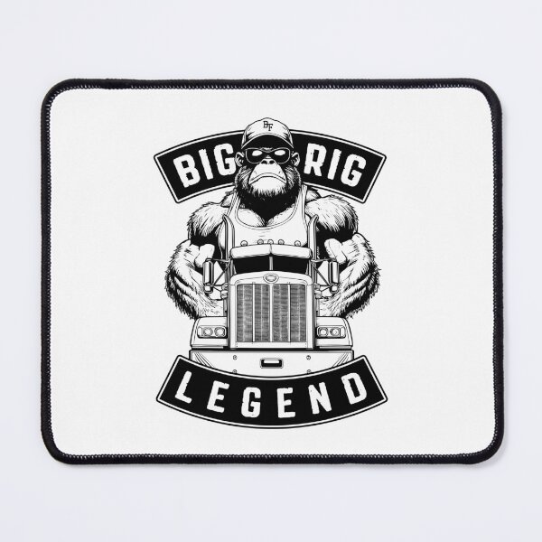 Item preview, Funny Trucker Bigfoot Big Rig Legend Truck Driver designed and sold by GrandeDuc.