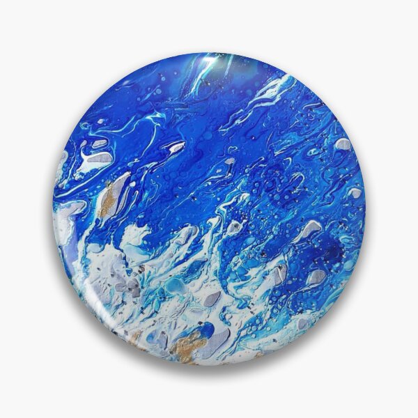 Artikelvorschau, Abstrakte Collage Sea Shore Paint Pour entworfen und verkauft von saraperry.