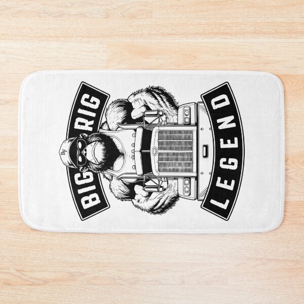 Item preview, Funny Trucker Bigfoot Big Rig Legend Truck Driver designed and sold by GrandeDuc.