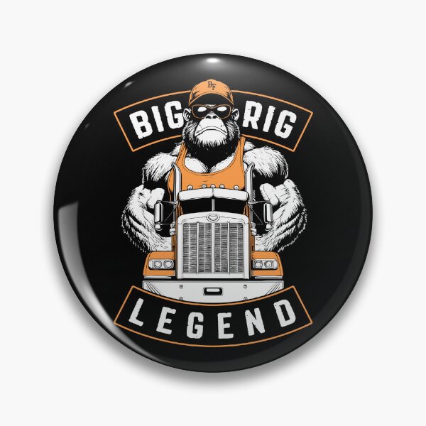 Item preview, Funny Trucker Bigfoot Big Rig Legend Truck Driver designed and sold by GrandeDuc.